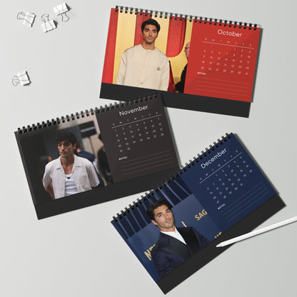 Taylor Zakhar Perez 2026 Desk Calendar | Premium Spiral Bound Celebrity Photo Calendar | Collectible Fan Gift | Stylish Desk & Office Décor
