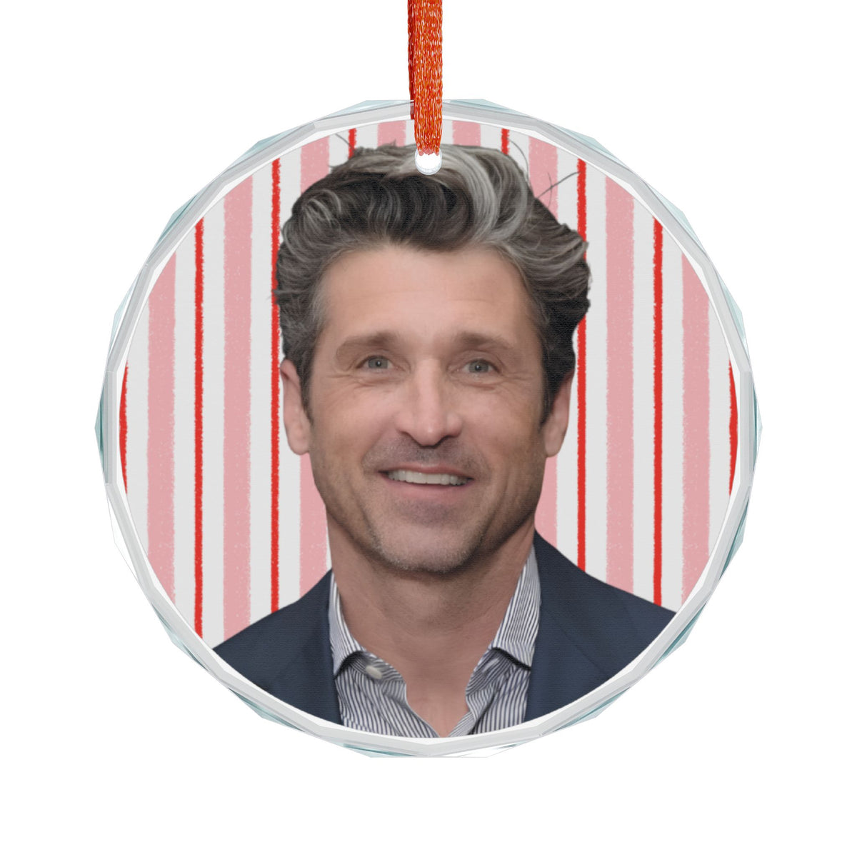 Patrick Dempsey Christmas Ornament | Celebrity Fan Gift Keepsake