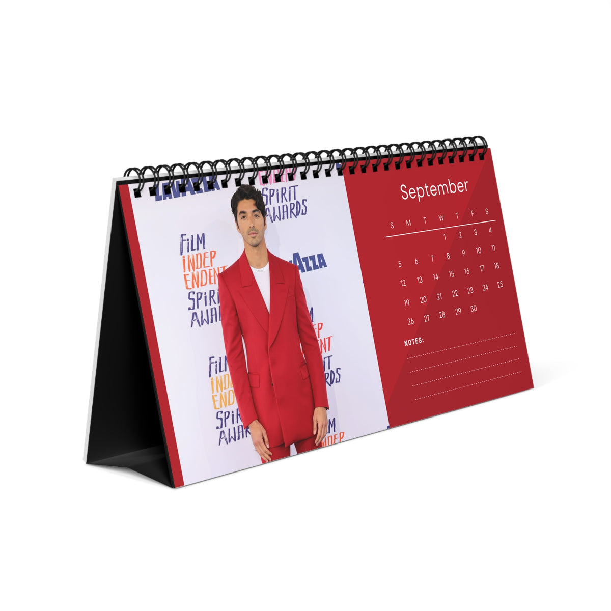 Taylor Zakhar Perez 2027 Desk Calendar Vol 2 | Spiral Bound Photo Calendar | Fan Gift