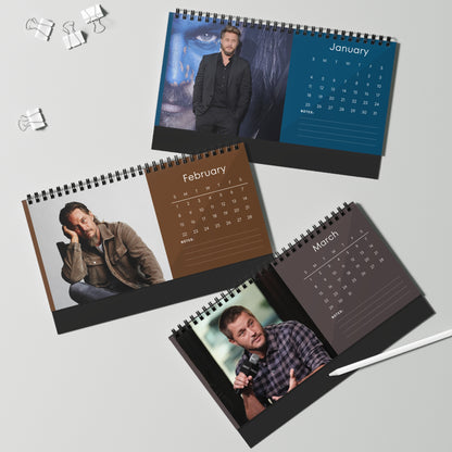 Travis Fimmel 2026 Desk Calendar | Star Photo Calendar | Actor Gift for Fans