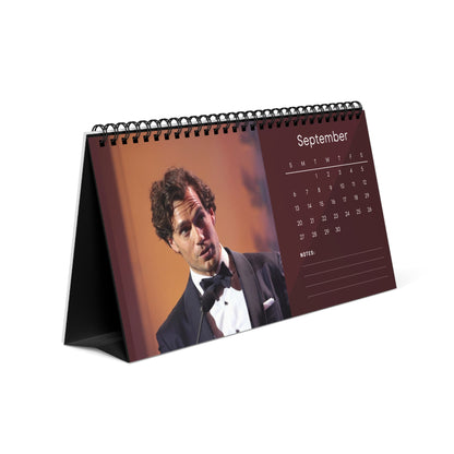Henry Cavill 2026 Desk Calendar | Celebrity Photo Calendar | Star Gift | Desk Décor for Fans