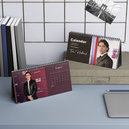 Tom Holland 2026 Desk Calendar |  Star Photo Calendar | Actor Gift for Fans