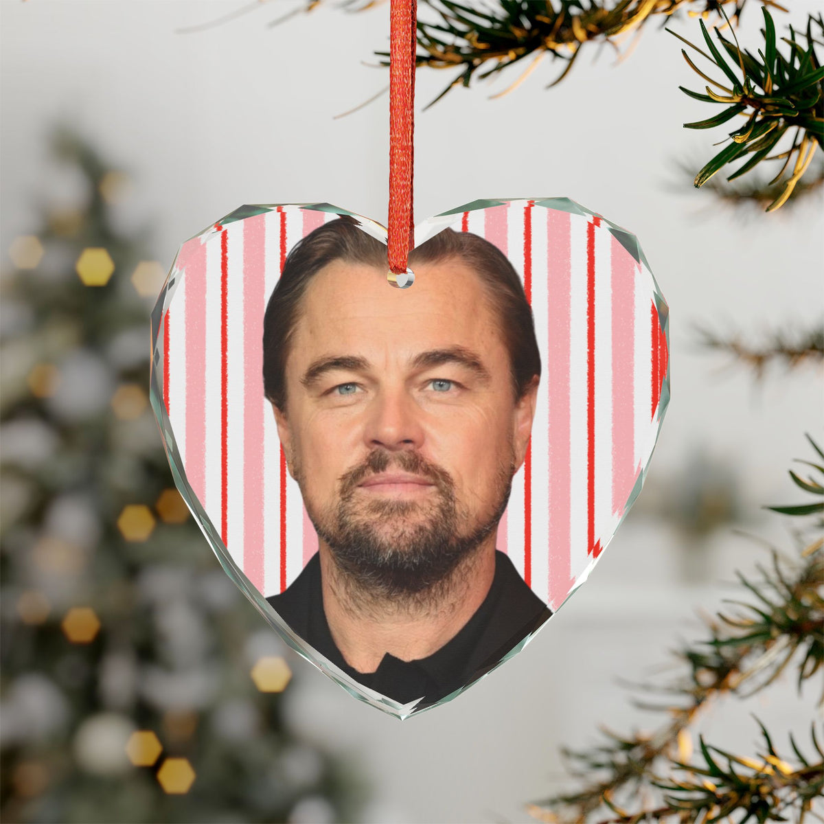 Leonardo DiCaprio Christmas Ornament | Celebrity Fan Gift Keepsake
