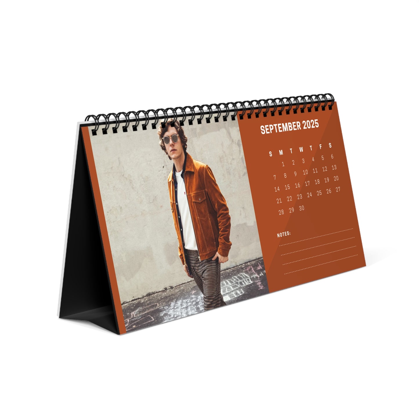 Evan Peters 2025 Desk Calendar | Evan Peters Calendar | Fan Gift