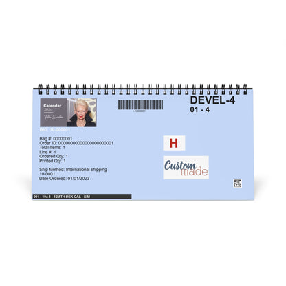Tilda Swinton 2026 Desk Calendar | Premium Spiral Bound Celebrity Photo Calendar | High-Quality Fan Gift & Desk Décor