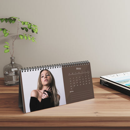 Sydney Sweeney 2026 Desk Calendar | Premium Spiral Bound Celebrity Photo Calendar | Collectible Fan Gift | Stylish Desk & Office Décor