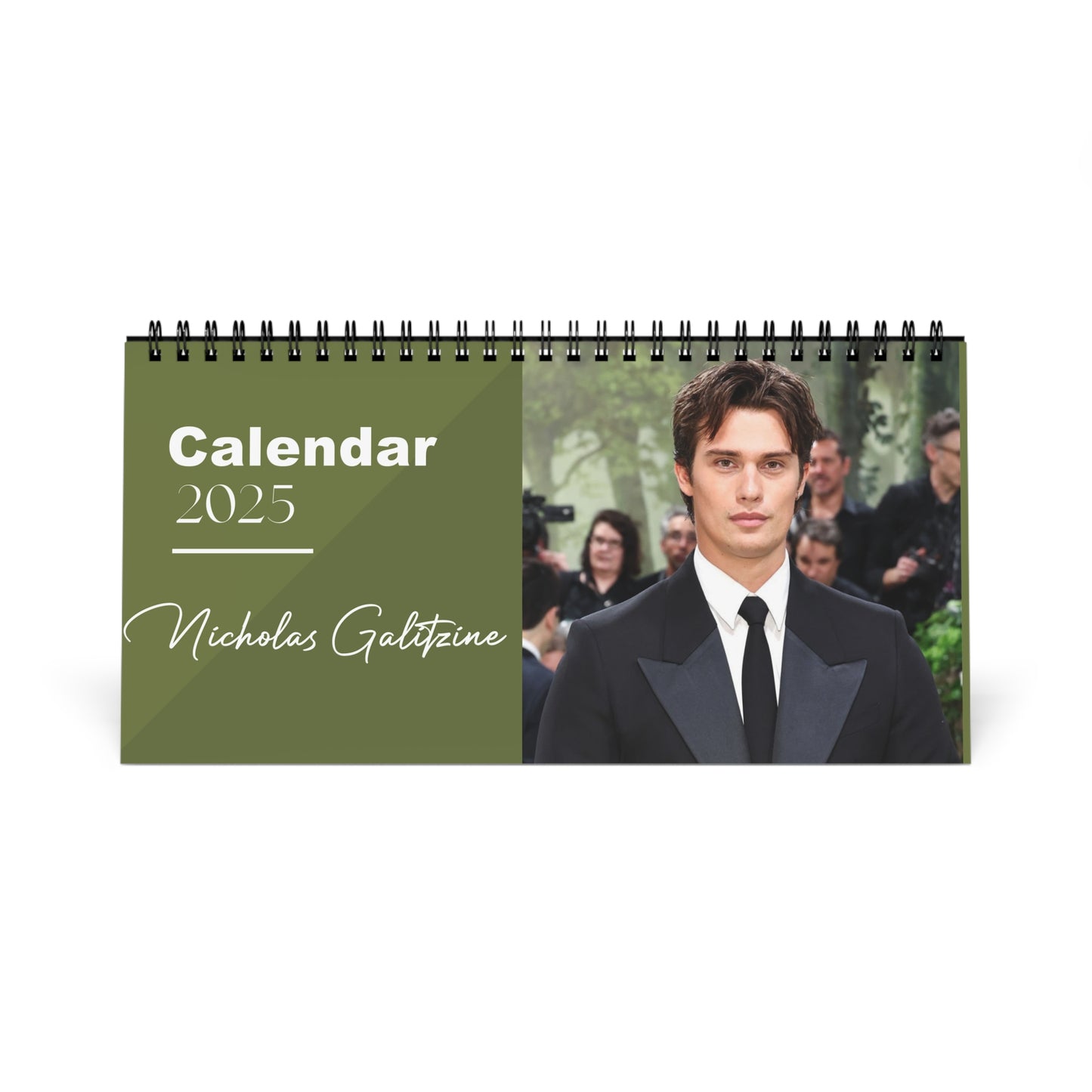 Nicholas Galitzine 2025 Desk Calendar | Nicholas Galitzine Calendar | Fan Gift