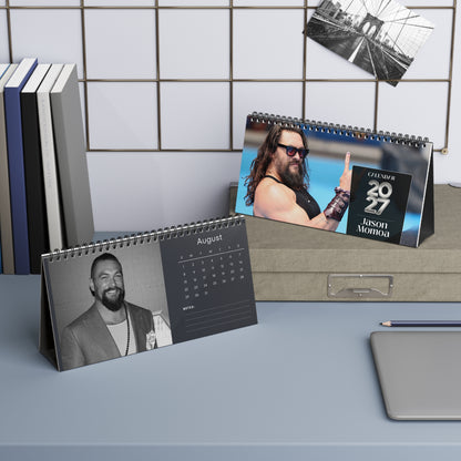 Jason Momoa 2027 Desk Calendar Vol 4 | Spiral Bound Photo Calendar | Fan Gift
