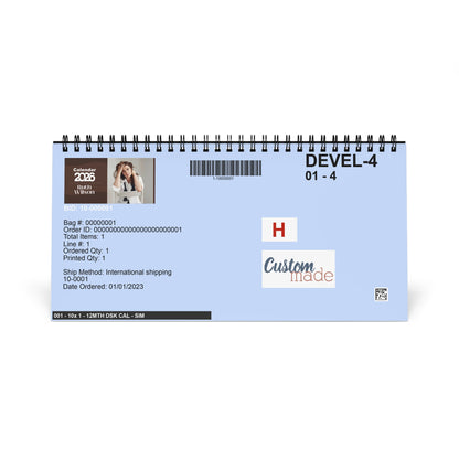 Ruth Wilson 2026 Desk Calendar | Celebrity Spiral Bound Photo Calendar | Fan Collectible Gift | Stylish Desk & Office Décor