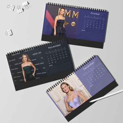 Brie Larson 2027 Desk Calendar Vol 4 | Spiral Bound Photo Calendar | Fan Gift