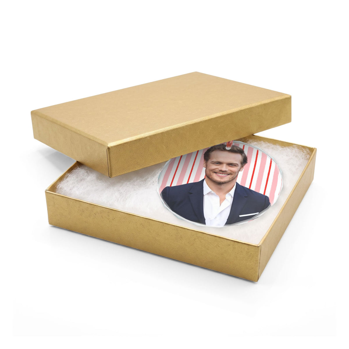 Sam Heughan Christmas Ornament | Celebrity Fan Gift Keepsake
