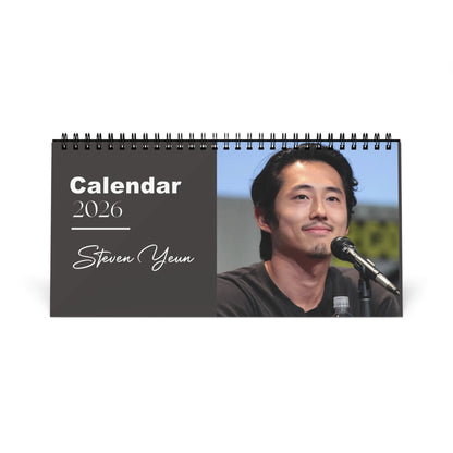 Steven Yeun 2026 Desk Calendar |Celebrity Photo Calendar | Hollywood Actor | Stylish Desk Accessory & Fan Gift