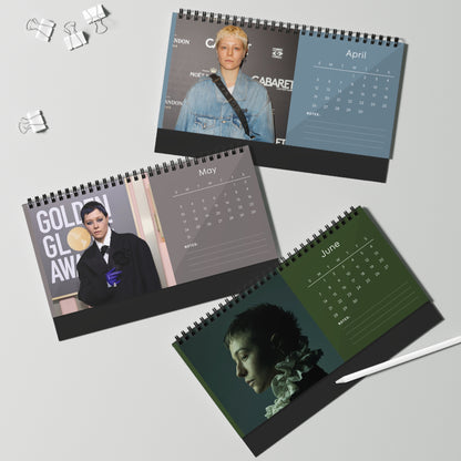 Emma D Arcy 2026 Desk Calendar |Premium Spiral Bound Celebrity Photo Calendar | Collectible Fan Gift | Stylish Desk