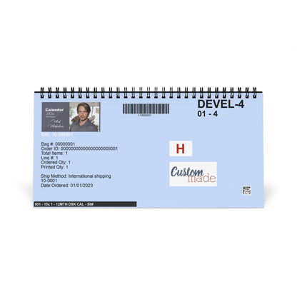 Mads Mikkelsen 2026 Desk Calendar | Actor Monthly Planner | Mads Mikkelsen Gift | Hannibal Calendar | Office Decor