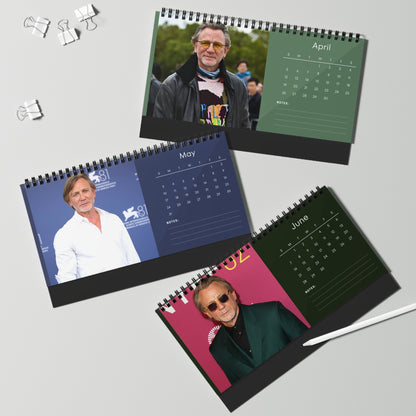 Daniel Craig 2026 Desk Calendar | James Bond & Hollywood Star | Daniel Craig Gift | 007 Actor Calendar | Movie Star Decor