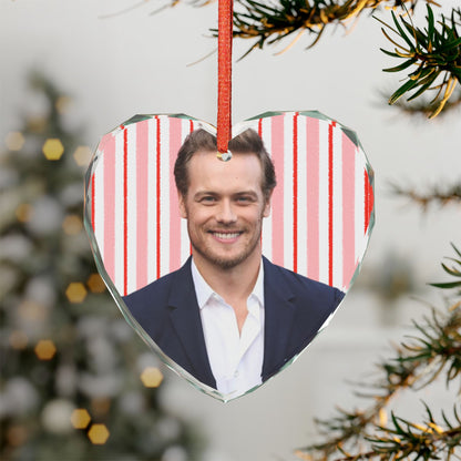 Sam Heughan Christmas Ornament | Celebrity Fan Gift Keepsake