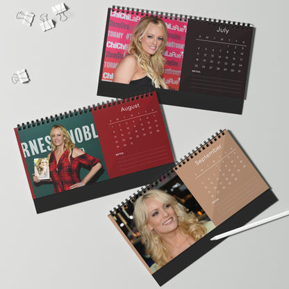 Stormy Daniels 2027 Desk Calendar | Spiral Bound Photo Calendar | Fan Gift