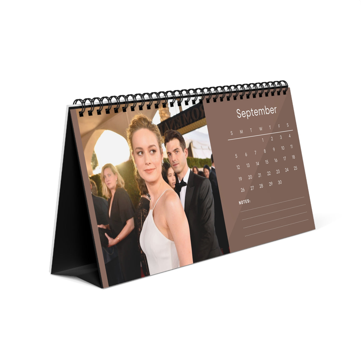 Brie Larson 2027 Desk Calendar Vol 4 | Spiral Bound Photo Calendar | Fan Gift