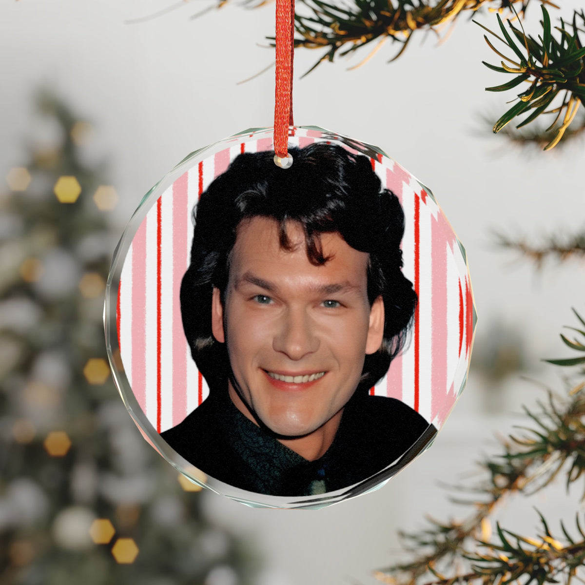 Patrick Swayze Christmas Ornament | Celebrity Fan Gift Keepsake