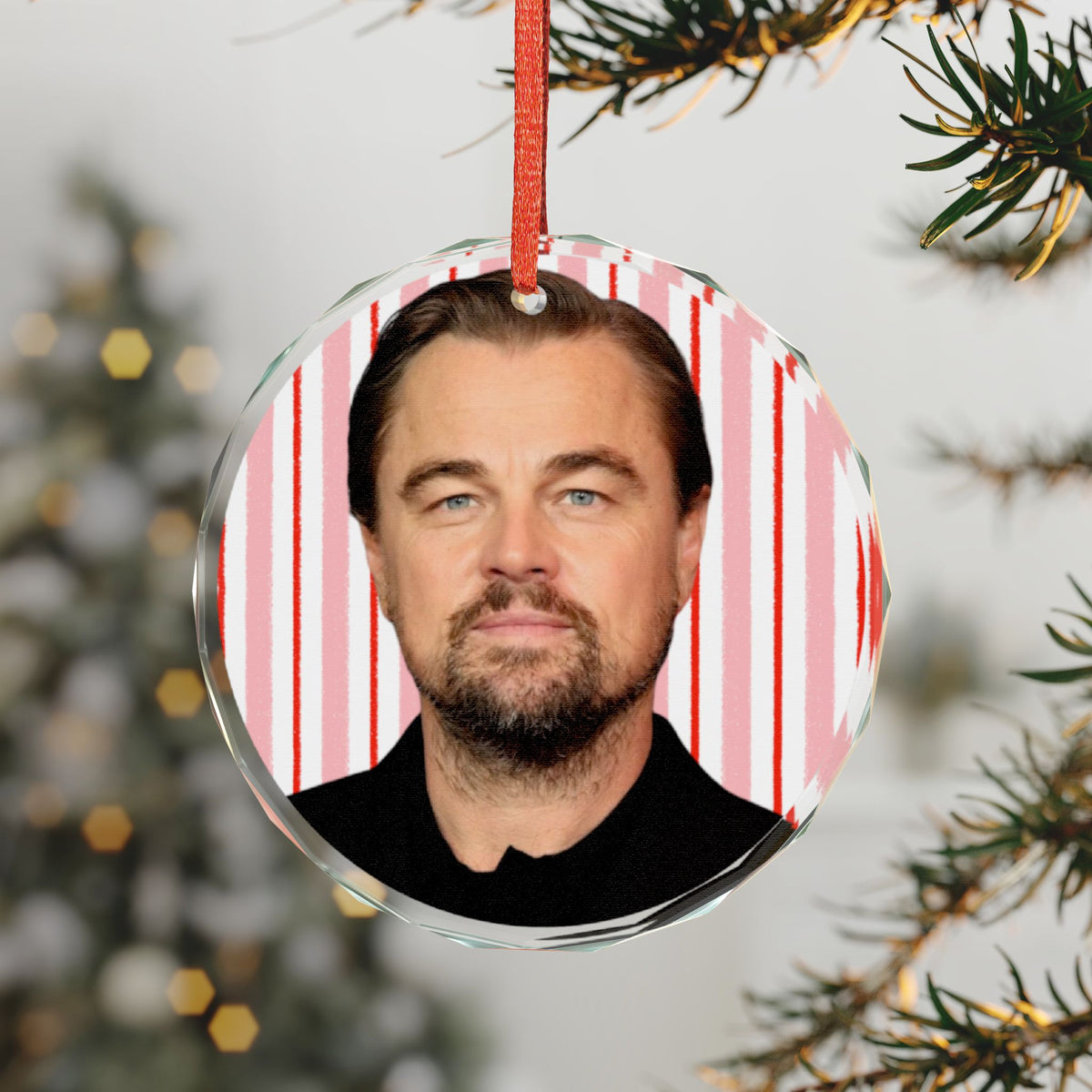 Leonardo DiCaprio Christmas Ornament | Celebrity Fan Gift Keepsake