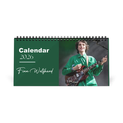 Finn Wolfhard 2026 Desk Calendar | Stranger Things Actor | It Movie Calendar | Actor Gift | Home Office Decor