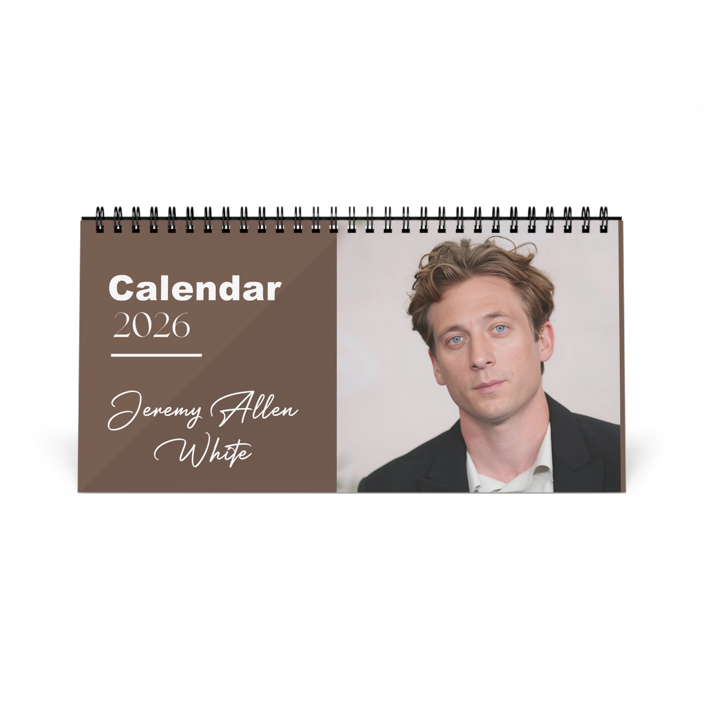 Jeremy Allen White 2026 Desk Calendar | The Bear Actor | Shameless Star | Celebrity Gift | Office Decor