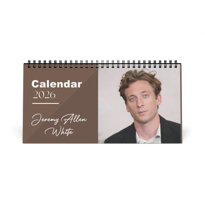 Jeremy Allen White 2026 Desk Calendar | The Bear Actor | Shameless Star | Celebrity Gift | Office Decor