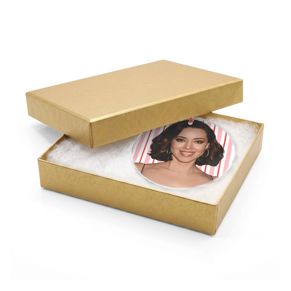 Aubrey Plaza Christmas Ornament | Celebrity Fan Gift Keepsake