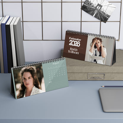 Ruth Wilson 2026 Desk Calendar | Celebrity Spiral Bound Photo Calendar | Fan Collectible Gift | Stylish Desk & Office Décor