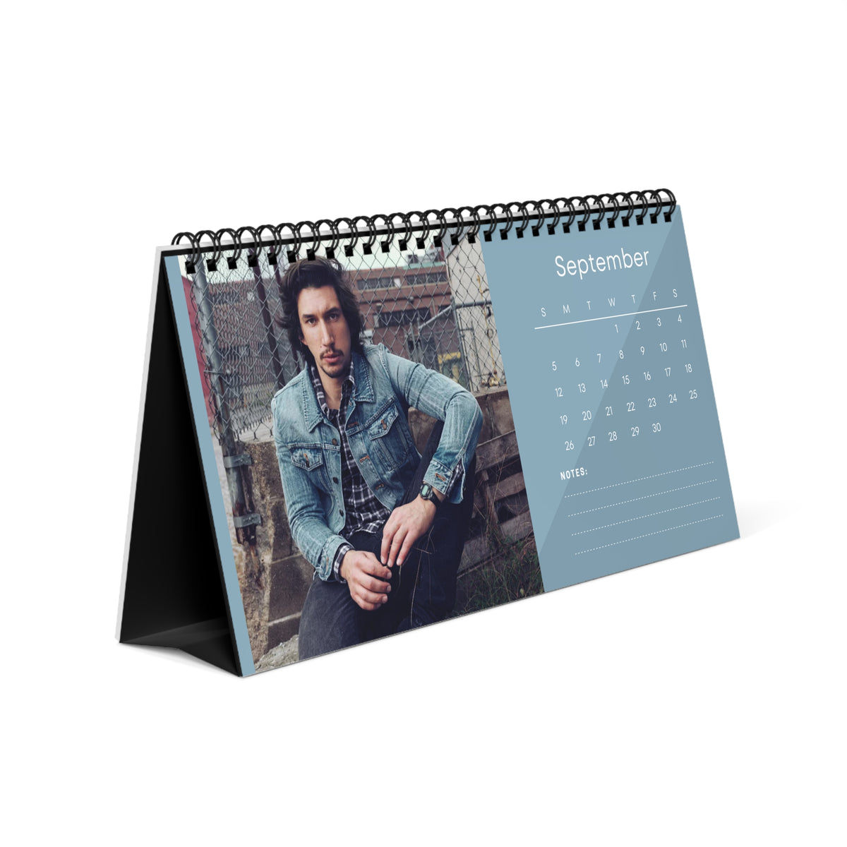 Adam Driver 2027 Desk Calendar Vol 4 | Spiral Bound Photo Calendar | Fan Gift