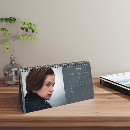 Ruth Wilson 2026 Desk Calendar | Celebrity Spiral Bound Photo Calendar | Fan Collectible Gift | Stylish Desk & Office Décor