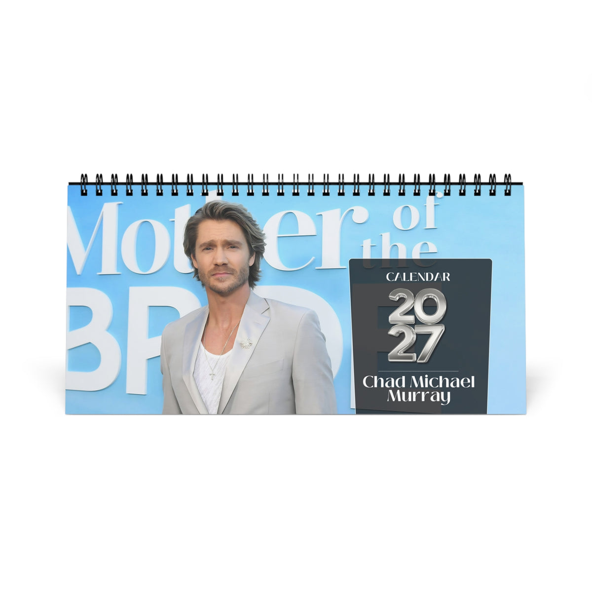 Chad Michael Murray 2027 Desk Calendar Vol 3 | Spiral Bound Photo Calendar | Fan Gift