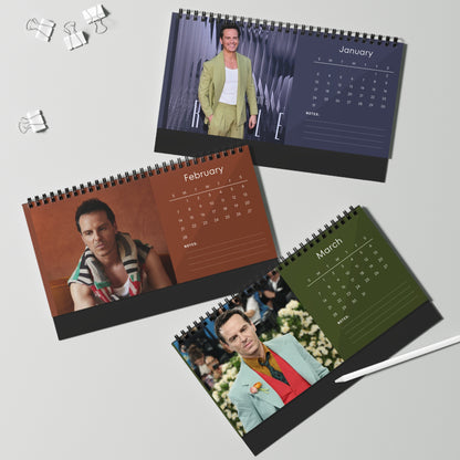 Andrew Scott 2027 Desk Calendar Vol 2 | Spiral Bound Photo Calendar | Fan Gift