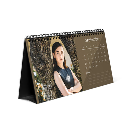 Kiernan Shipka 2026 Desk Calendar | Actress Gift | Chilling Adventures of Sabrina | Mad Men Star | Monthly Planner | Office Decor