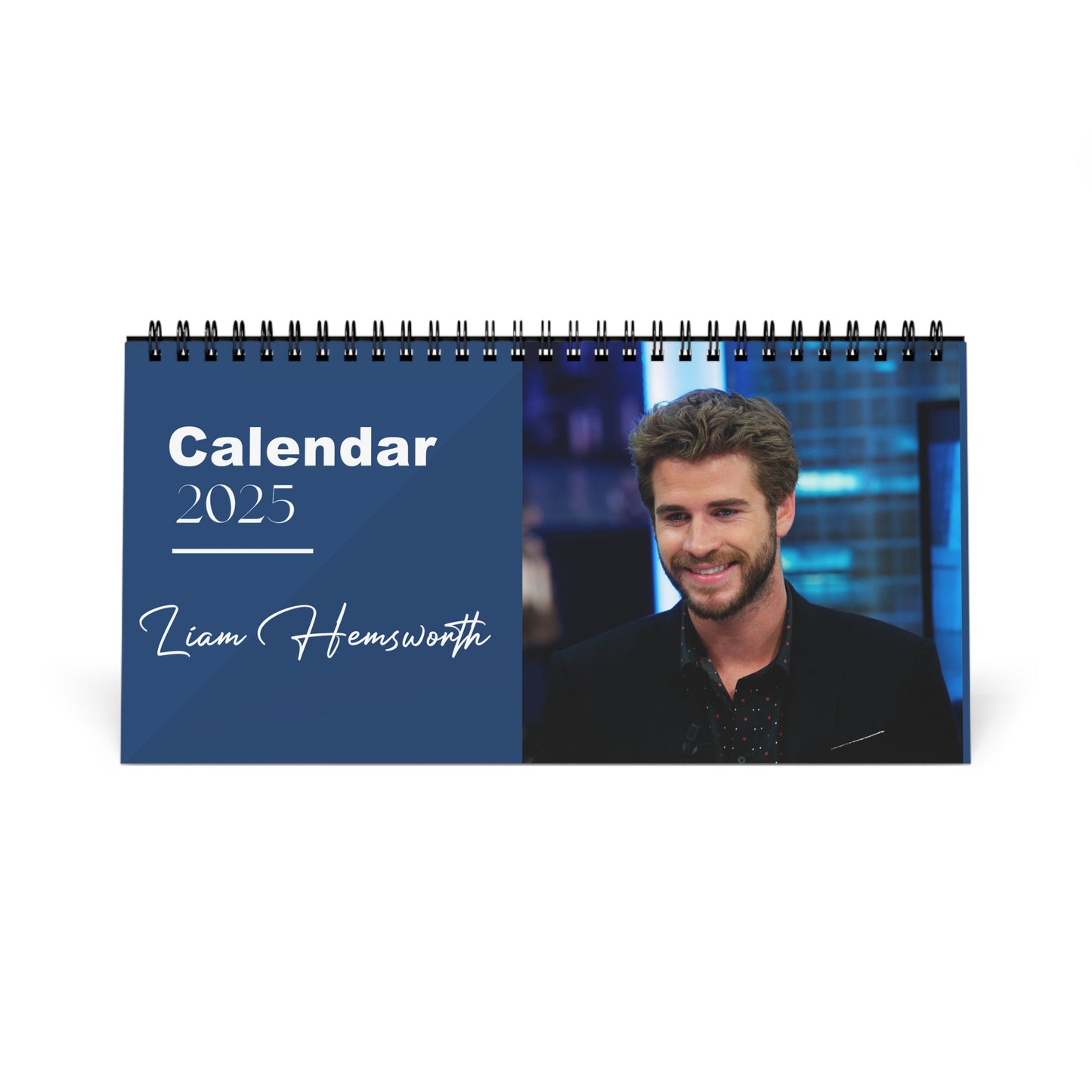 Liam Hemsworth 2025 Desk Calendar | Liam Hemsworth Calendar | Fan Gift