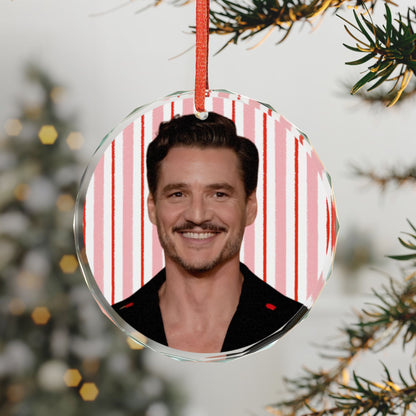 Pedro Pascal Christmas Ornament | Celebrity Fan Gift Keepsake