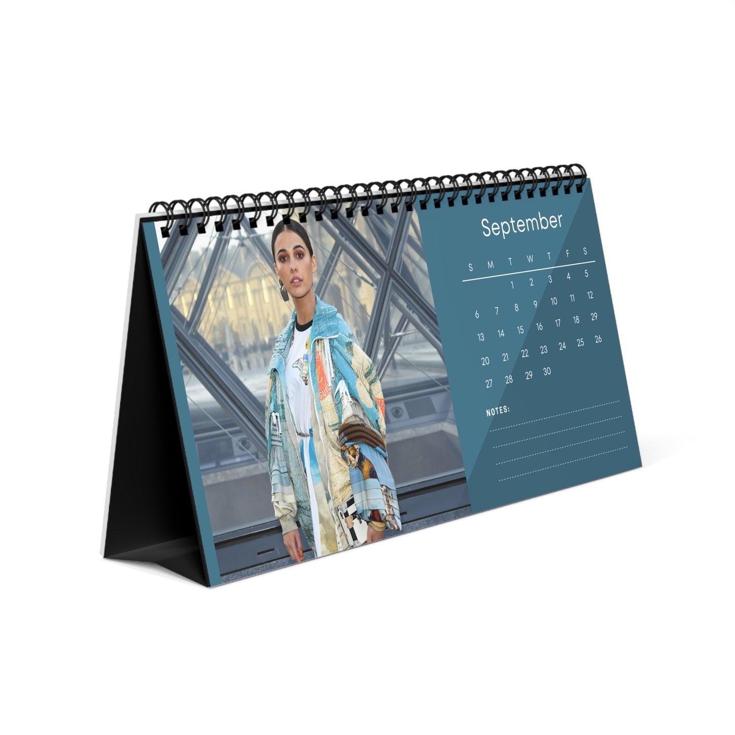 Naomi Scott 2026 Desk Calendar | Premium Spiral Bound Celebrity Photo Calendar | High-Quality Fan Gift & Desk Décor