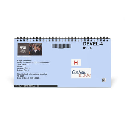 Cillian Murphy 2026 Desk Calendar | Premium Spiral Bound Celebrity Photo Calendar | Collectible Fan Gift | Stylish Desk & Office Décor