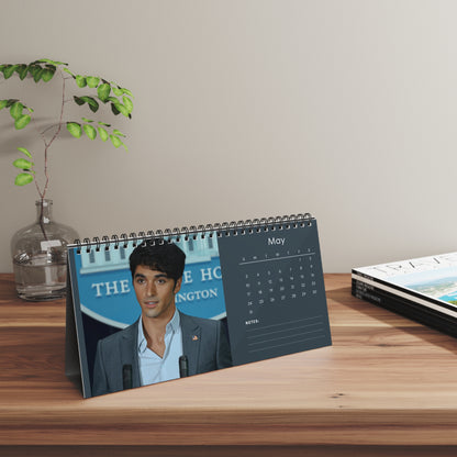 Taylor Zakhar Perez 2026 Desk Calendar | Premium Spiral Bound Celebrity Photo Calendar | Collectible Fan Gift | Stylish Desk & Office Décor