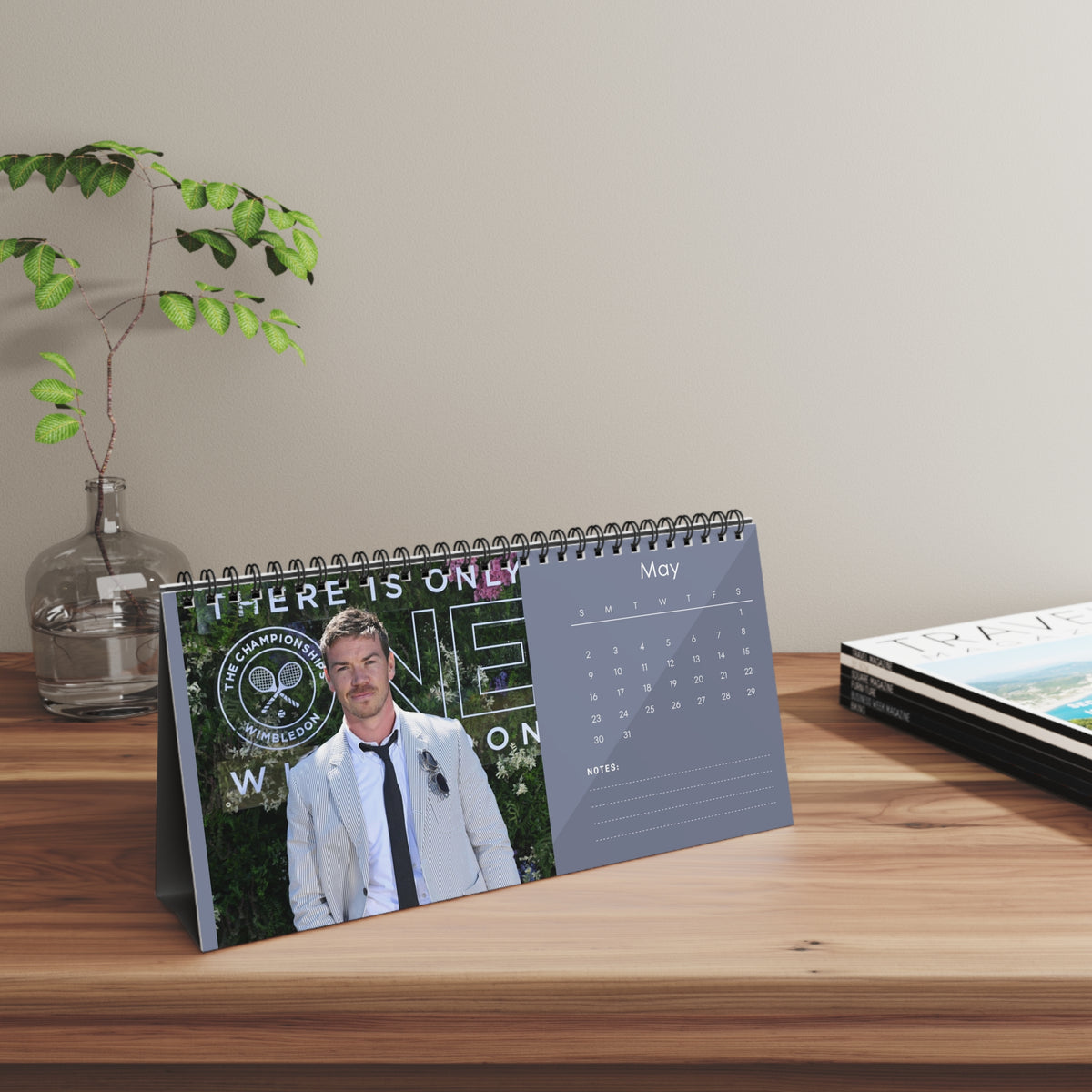 Will Poulter 2027 Desk Calendar Vol 4 | Spiral Bound Photo Calendar | Fan Gift