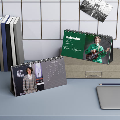 Finn Wolfhard 2026 Desk Calendar | Stranger Things Actor | It Movie Calendar | Actor Gift | Home Office Decor