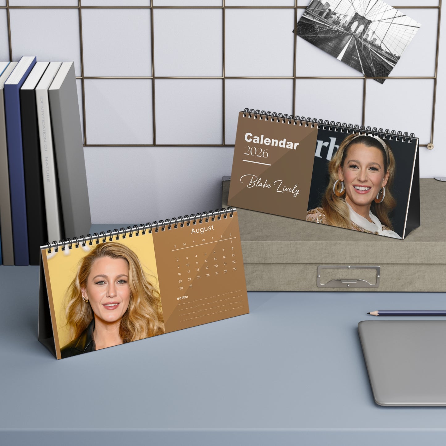 Blake Lively 2026 Desk Calendar | Gossip Girl  A Simple Favor Actor Planner | Hollywood Star Gift | Movie  TV Decor