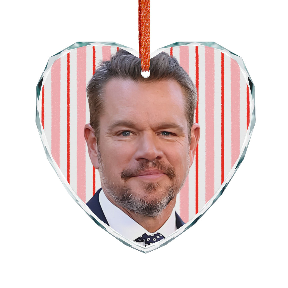 Matt Damon Christmas Ornament | Celebrity Fan Gift Keepsake