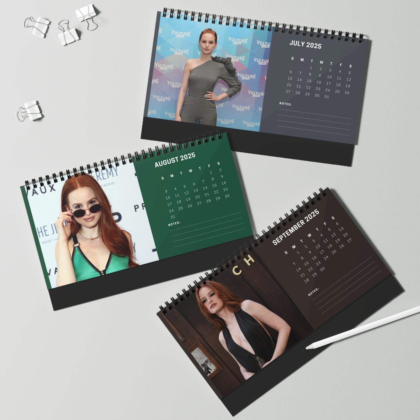 Madelaine Petsch 2025 Desk Calendar | Madelaine Petsch Calendar | Fan Gift