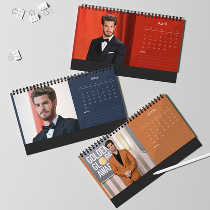 Andrew Garfield 2026 Desk Calendar |  Celebrity Gift | Office Decor