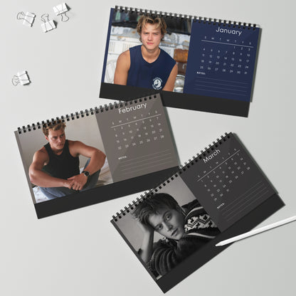 Rudy Pankow 2026 Desk Calendar | no to push