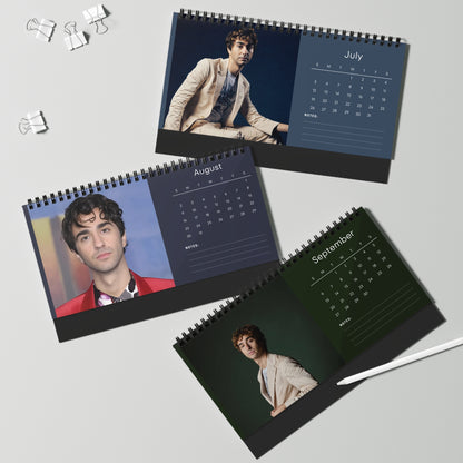 Alex Wolff 2026 Desk Calendar | Hereditary  Jumanji Actor Planner | Movie Star Gift | TV  Film Decor | 2026 Calendar