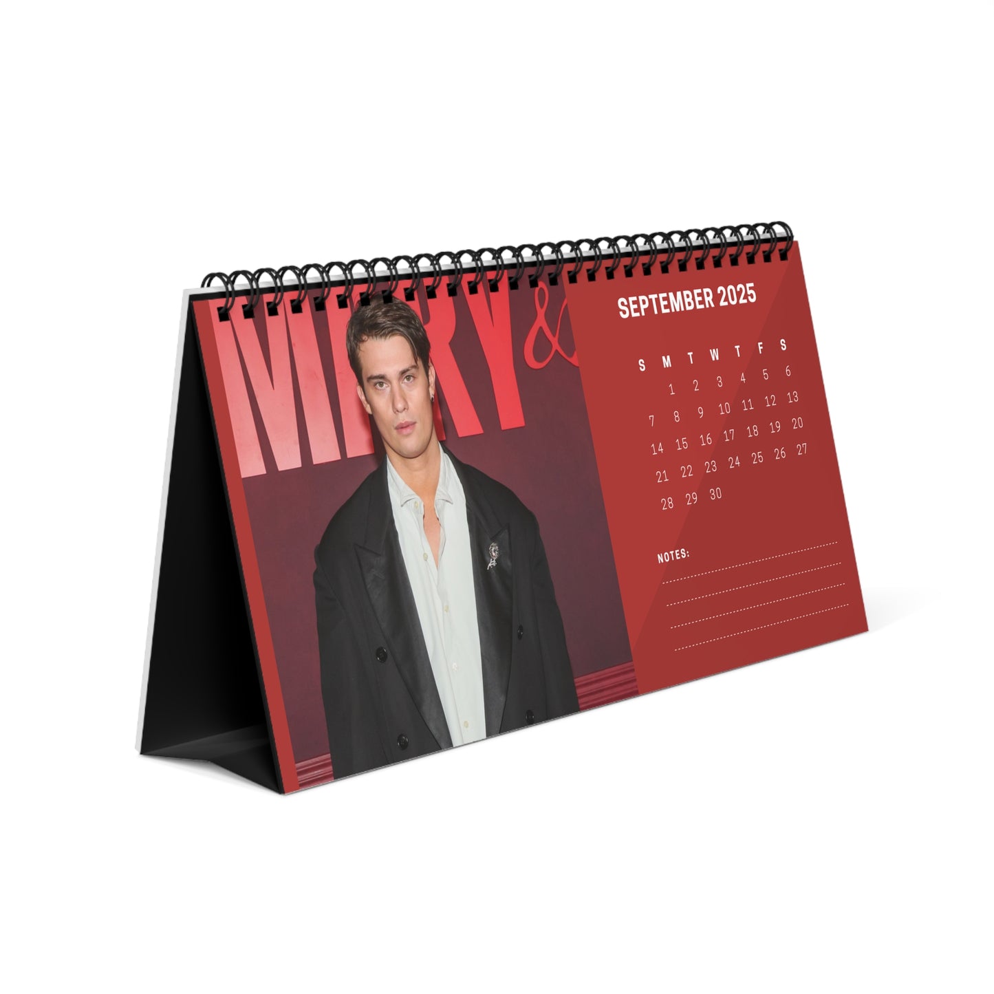 Nicholas Galitzine 2025 Desk Calendar | Nicholas Galitzine Calendar | Fan Gift