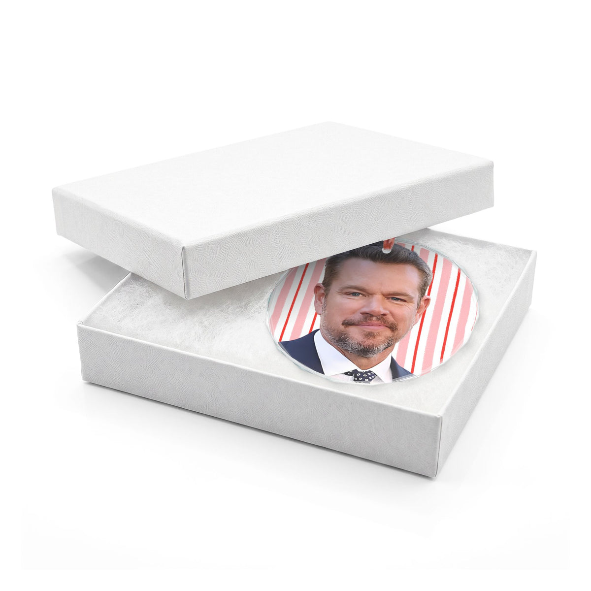 Matt Damon Christmas Ornament | Celebrity Fan Gift Keepsake