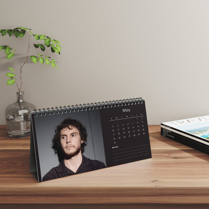 Evan Peters 2026 Desk Calendar |  Celebrity Gift | Office Decor